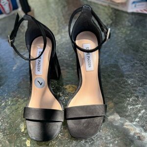 Steve Madden Black Sandal Heel